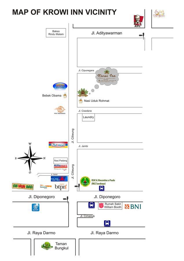 Krowi Inn Surabaya Buitenkant foto